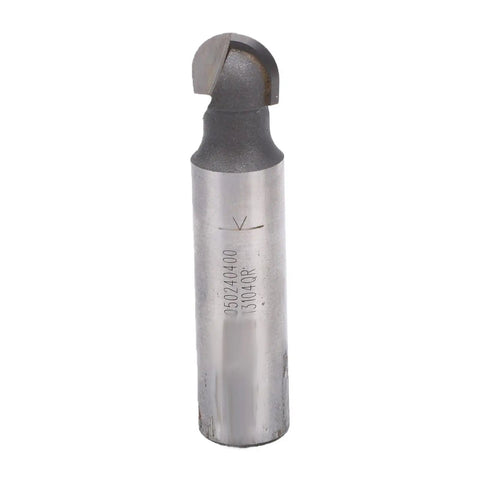 Premium 1/2 Inch Shank Cove Box Router Bit With Round Bottom Tungsten Carbide Woodworking Cutter for CNC, showing detailed carbide tip.