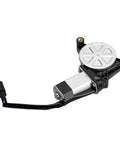 Left Front Or Rear Power Window Lift Motor For Chevy GMC 2 Pin Connector Fits Most Models Replacement Part For Stuck Or Slow Window Regulator Easy Install Direct Fit Durable OEM Quality. 2-pin window motor shown at angle with mounting arm