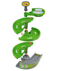 Rotating Track Attachment Stage for Toy Cars Replacement Rotary Tower Add On That Fits Most Light Up Raceracks Green