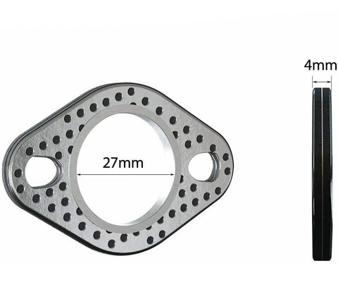 Exhaust Kit With Nuts Gasket And Studs For GMB139 Engine Fits 50cc To 150cc Scooters ATVs Go Karts Mopeds gasket detail