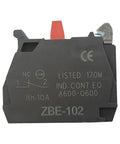 10 Pack Silver Alloy Screw Clamp Terminal Blocks Single Contact 1NC For Quick Hookup Panel Wiring Black Finish Durable