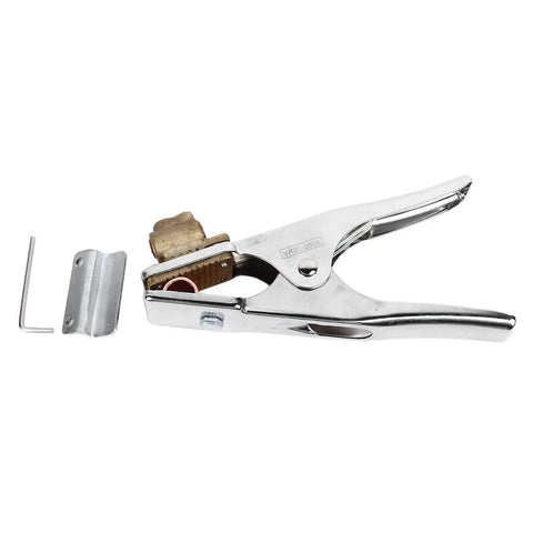 Heavy Duty 300A Grounding Work Clamp For Electric Welding And Soldering Repair with hex wrench and mounting plate.