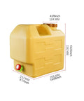 20L Water Storage Container With Spigot For Easy Pouring No Leaks HDPE Tank Built To Last Handle Jug Easy Clean High Temperature Resistant