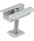 Close-up of single bracket from Five Pack Aluminum Solar Panel Mounting Brackets For Framed And Frameless Modules, Adjustable Rails