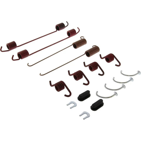 Upgrade Your Truck With This Rear Drum Brake Hardware Kit And Spring Tool For Ford F350 E350 Super Duty Dodge Ram 2500 3500 Van Years 87 To 98 Total One Piece Set To Fix Sticky Brakes And Restore Stopping Power Fast. rear drum brake spring hardware kit, steel springs and clips