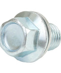 Super Cool Magnetic Oil Drain Bolt M14x1.5 For Honda CX500 CX500C Metal Particle Catcher With Premium Crush Washer Kit To Stop Sludge Buildup And Save Your Engine From Catastrophic Failure Today. silver magnetic oil drain bolt M14x1.5 with crush washer