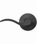 Matte Black Door Lever For Hall And Closet, Non Locking Passage Lock, Easy Install With Self Aligning Screws, Interior Door Handle