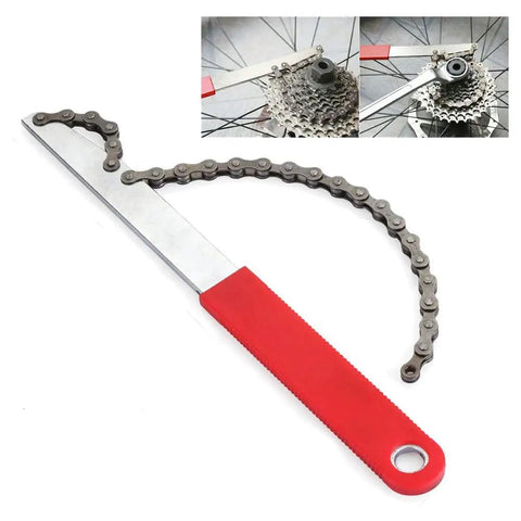 Chain Whip BMX Sprocket Removal Tool For Wheel Maintenance Durable Alloy Steel Sprocket Wrench With Open End Design