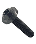 Beast Mode Grade 5 Titanium Bolts M8x40mm, Tough As Nails Torx Fasteners for custom builds, showing black corrosion resistant finish.