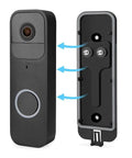 Black Doorbell Back Plate Replacement For Video Doorbell Mounting Systems Kit With Hardware And Step By Step Guide Plug And Play