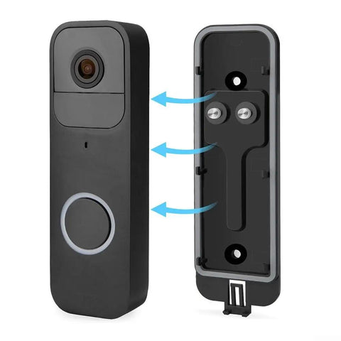 Black Doorbell Back Plate Replacement For Video Doorbell Mounting Systems Kit With Hardware And Step By Step Guide Plug And Play