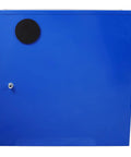 110L Bench Top Sandblast Cabinet Blue Finish With LED Lighting And Built In Blast Gloves Beefy Sandblasting System side view