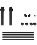 6.6ft Sliding Barn Door Hardware Kit With Heavy Duty Steel Rollers And Flat Tracks, Supports Up To 220 Lbs, Includes Stopper