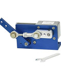 12V Linear Actuator With 90 Degree Stroke And 110 RPM No Load Speed 0.67 Kgcm Torque DC Worm Geared Motor, blue metal casing
