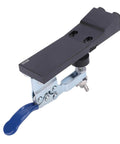 Side view of Pocket Hole Jig Kit With Aluminum Alloy Build Easy Quick Clamp Adjustable Depth And 15 Degree Drill Angle For Precise Pocket Joints