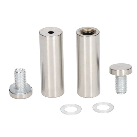 Heavy Duty Advertising Sign Mounting Screw Kit With 12 Stainless Steel Standoff Screws Easy Install For Home Office Signage And Displays Strong Weight Resistance Wall Mount Hardware, stainless steel standoff screws