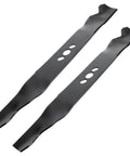 Replacement 2105200317A 21 Inch Mower Blades For Hyper Tough Murray Blackmax Walk Behind Mower, two-pack, black, 21-inch length.