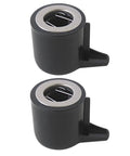2 Pack Steam Release Valve For Instant Pot Duo Series, shown in black, durable design for venting and sealing control.