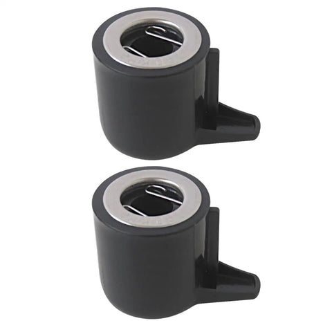 2 Pack Steam Release Valve For Instant Pot Duo Series, shown in black, durable design for venting and sealing control.