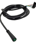 Display Connecting Cable for Electric Scooter and E-Bike Dashboard 6 Pin and 5 Pin Waterproof Throttle Wire Harness Black Replacement