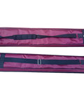 Waterproof Kung Fu Tai Chi Sword Case with double layer design, rugged Oxford fabric, PU leather trim, black adjustable strap