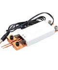 Handheld Spot Welder Pen With Automatic Trigger Machine on white background, showing copper conductive parts and cable