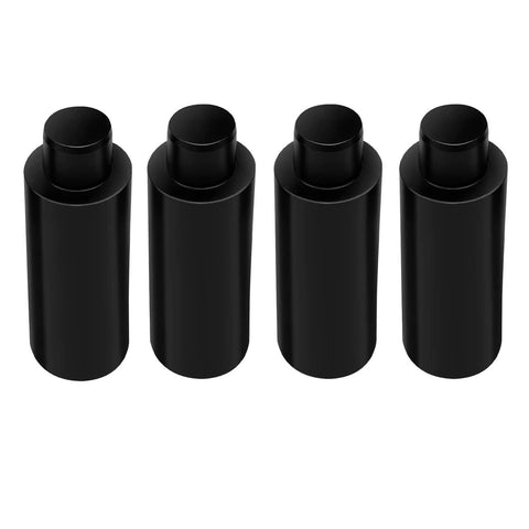 Four Built Tough Fixture Pin 5/8 Inch By 1 Inch Press Fit For Welding Tables Cryogenically Treated Carbon Steel Black Zinc Plated