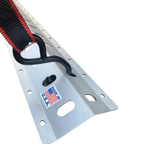 36 Inch Trailer Track Tie Down System With E Track S Track And L Track Anchors For Enclosed Trailers And Garages Aluminum Ratchet Strap Rack Mount Kit Made In USA 1 Pack