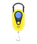 Beefy Hanging Scale With 11 Pound Capacity, LCD Digital Weigh Scale In Bright Yellow, Portable With Retractable Handle And Hook