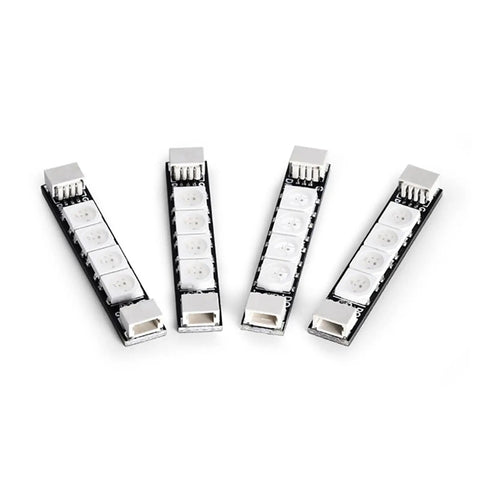 Programmable 2812 LED Arm Light Kit For FPV Drones, 4 Piece Strip Lights, Colorful Quadcopter Lighting Accessories