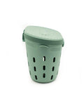 In Ground Worm Composter Twin Pack For Outdoor Gardens 7 Gallon BPA Free Sage Green Compost Bin System For Raised Beds
