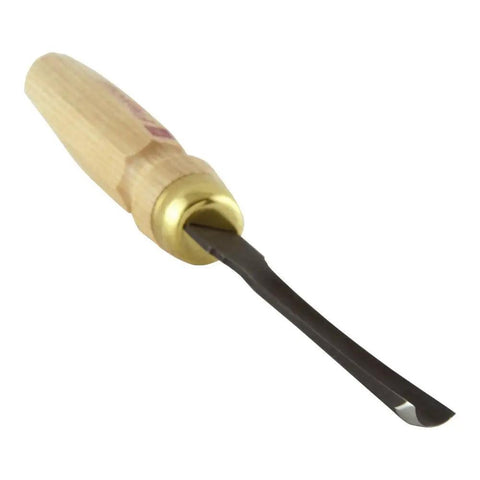 Built Tougher Than Nails Number Nine Mallet Gouge featuring razor sharp 1095 high carbon steel blade and ash handle.