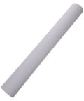 Super Slick Peel And Stick Self Adhesive Waterproof PVC Wallpaper Roll For Bathrooms Kitchen Cabinets In Bright White on a flat surface.