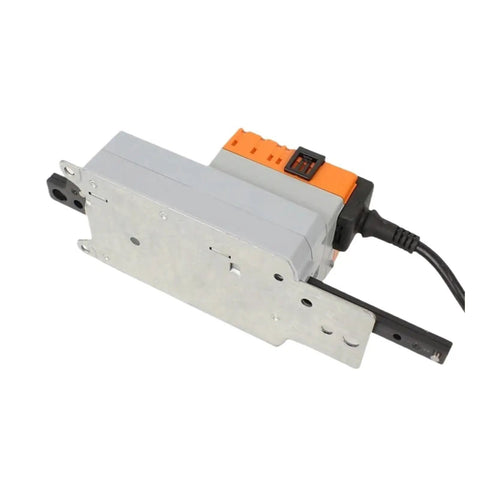 Heavy Duty HVAC Ventilation Ball Valve Linear Actuator For Damper Slide Valve Adjustment Runs Dead Straight With Hella Tough Build and Sweetly Optimized Airflow close-up of actuator