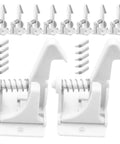 Easy Install Kidproof Cabinet Locks For Safety, White ABS Material, 16 Pack, Prevent Babies From Opening Cabinets And Refrigerator