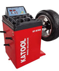Heavy Duty Wheel Balancer Machine For 30 Inch Rims Precision Auto Tool To Dial In Perfect Balance on a red KT-B700 unit.