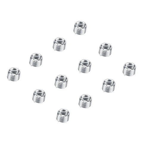 Super Cool M4 Helicoil Inserts That Totally Fix Stripped Threads In Aluminum And Soft Metals Like A Boss With Heavy Duty 100 Piece Stainless Steel 304 Thread Repair Kit For Any Tough Project You Got, 12 stainless steel coil inserts