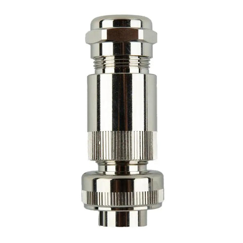 Heavy Duty 7 Pin Metal Connector Rock Solid Box End Plug Fits Rexroth Moog Parker And Atos Proportional Valve DIN EN175201-804 standard bronze metal plug.