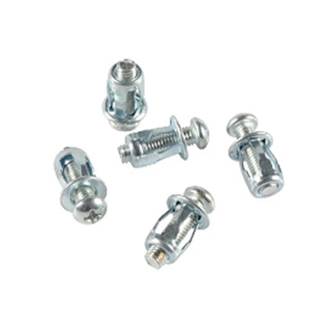 Heavy Duty Rivet Nuts Firm Snap Lock Zinc Plated Steel Kit Expands For Ridiculous Strength On Furniture Wall Mounts And Diy Repairs Screw Bolts Fastening Hardware Gets The Job Done With Pro Grade Performance 25 Pc Set, five zinc plated steel rivet nuts.