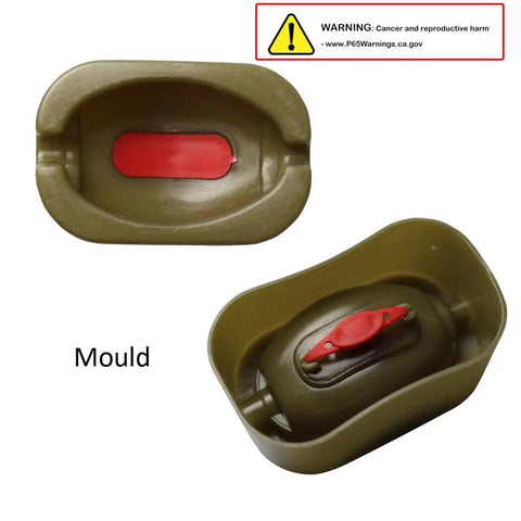 Inline Method Feeder Set For Carp Fishing Includes Rubber Mold for Freshwater Carp Angling Gear