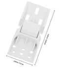 Heavy Duty Plastic Cabinet Door Hinges With Foldable Latch For Mini Fridge And Chest Freezer M5 Hidden Thread Hinges