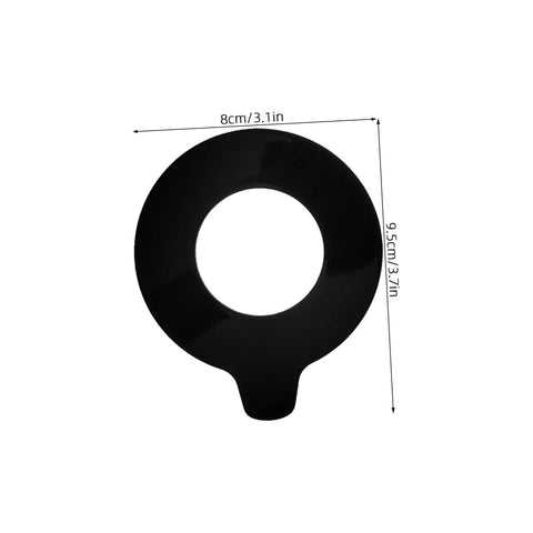 2 Piece Bucket Pin Shim Kit For Excavator Vibration Dampening And Noise Reduction Rubber Washers For Construction Machinery Durable Wear Protection Built To Last Shielding For Bucket Linkage And Heavy Equipment Maintenance With Engineered Rubber, 8cm black rubber washer