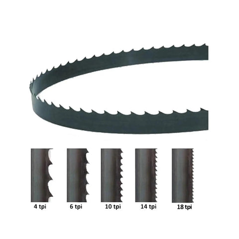 Heavy Duty Two Piece 1510mm Bimetallic Bandsaw Blades Built To Crush Wood And Metal Like A Champ precision teeth for efficient cutting.