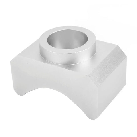 Beefed-Up Jack Axle Lifting Saddle Portable Billet Aluminum Hydraulic Jack Adapter for Bottle and Floor Jacks, Silver, 6061 T6 Aluminum