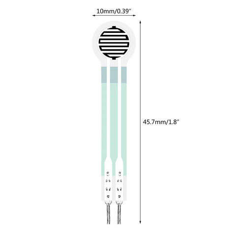 Micro Force Sensing Film Sensor For Shock Detection And Flexible Piezoelectric Film Sensor With High Sensitivity For Athletes Makers And Experiments Great For Precise Data Capture, 45.7mm x 10mm