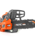 12 Inch Top Handle Gas Chainsaw 25.4cc 2 Stroke Portable Wood Cutting Power displayed on white background