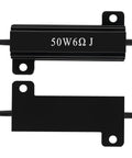 4 Pack 50W 6 Ohm LED Load Resistors For Turn Signals Stop Hyper Flash And Error Codes With Eight Quick Wire Connectors