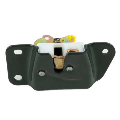 Beefed Up Trunk Lock Actuator For 1996 To 2004 SUVs Tailgate Lift Latch Replacement Rear Lock Fits OE Standard High Strength Metal With Premium Plastic Wear Resistant Rustproof Easy Install MR503021 shown from front angle, highlighting metal and plastic composition.