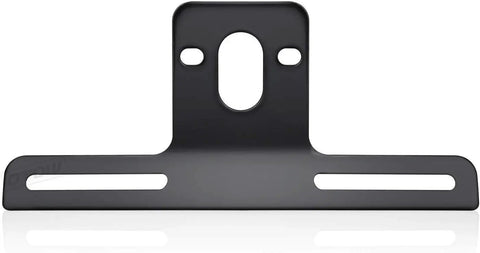 Heavy Duty License Plate Holder Bracket With Light Mount For Trailers Trucks Cars And Some Motorcycles Includes Mounting Screws And Reflective Sticker Built To Last And Ready To Roll For Rugged Road Use front view