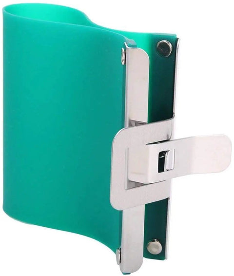 Three Pack 15OZ Sublimation Silicone Mug Wraps For Oven Printing, Heat Resistant 3D Mug Clamps in green